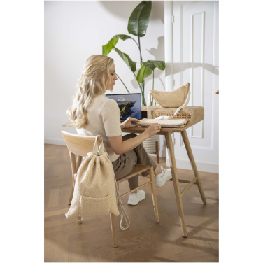 Logo trade business gifts image of: Bear 13" GRS recycled sherpa laptop sleeve 2L